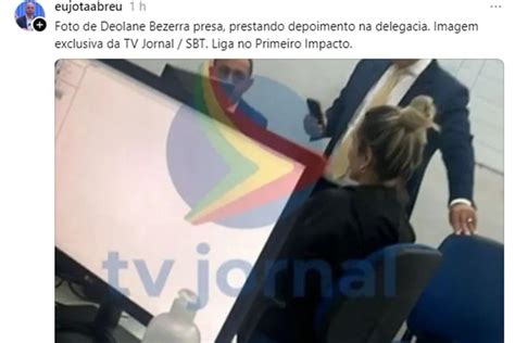 vazou deolane|Vaza foto de Deolane Bezerra na delegacia após ser。